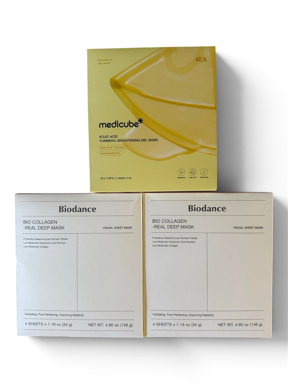 New Facial Sheet Masks Biodance & medicube